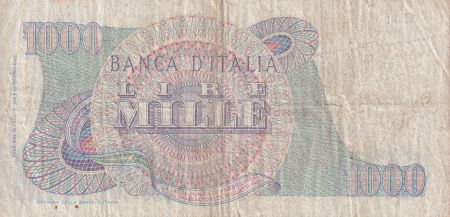 Italie 1000 Lire  - G. Verdi - 1965 - Série H.31 - P.96d