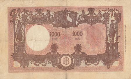 Italie 1000 Lire - Armoiries et Ornements - 1945 Série W.237
