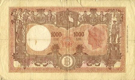 Italie 1000 Lire 1946 - Ornement