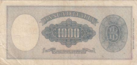Italie 1000 Lires Italia - 1948 - TTB - Série A.197 - P.88a