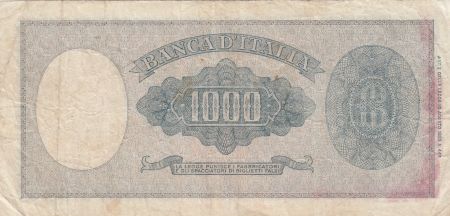 Italie 1000 Lires Italia - 1948 - TTB - Série H.208 - P.88a