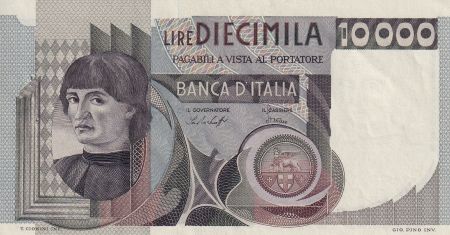 Italie 10000 Lire - Andréa Del Castagno - 1976 - P.106a