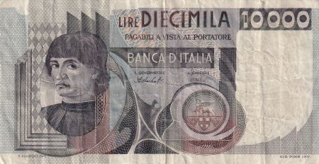Italie 10000 Lire - Andréa Del Castagno - 1976 - Série EA - P.106a