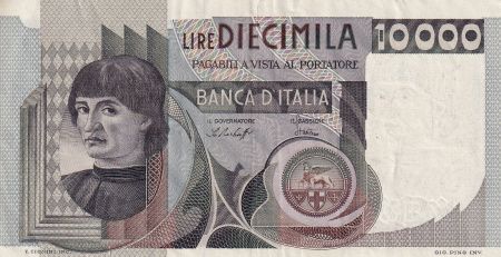 Italie 10000 Lire - Andréa Del Castagno - 1978 - TTB - P.106a