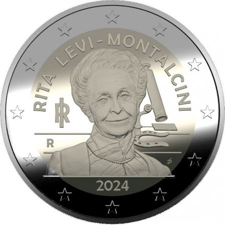 Italie 2 Euros Commémo. BE 2024 - Rita Levi-Montalcini
