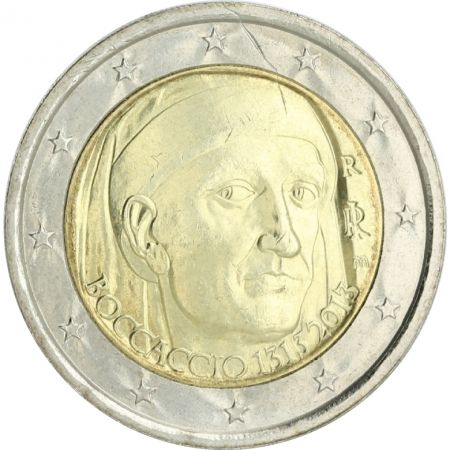 Italie 2 Euros Commémo. ITALIE 2013 - Giovanni Boccaccio
