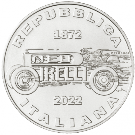 Italie 3 X 5 euros 150e anniversaire de la fondation de Pirelli - TRIPTYQUE