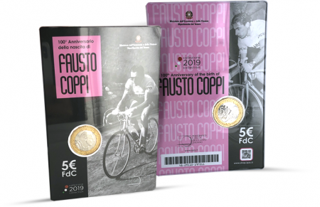 Italie 5 Euros Bimétal ITALIE 2019 - 100 ans Fausto Coppi