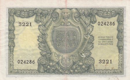 Italie 50 Lire 1951 - Italia