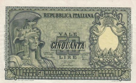 Italie 50 Lire 1951 - Italia