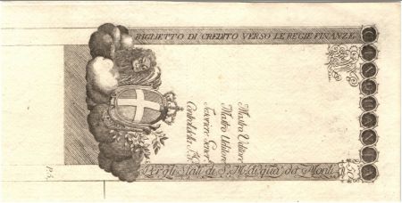 Italie 50 Lire Lion (1781-1794) - Non émis