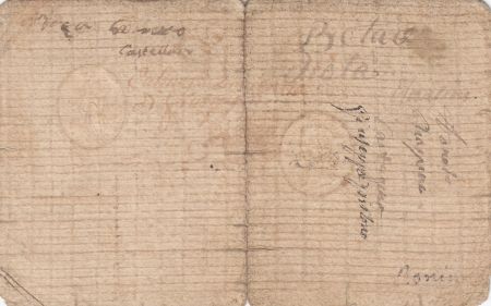 Italie 50 Lire Régie Finanze-Torino - Armoiries 1796 n° 12036