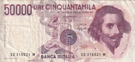 Italie 50000 Lire - Gian L. Bernini - 1984 - Série SD - P.113a