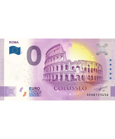 Italie BILLET ITALIE 0 EURO SOUVENIR 2023 - LE COLISÉE DE ROME