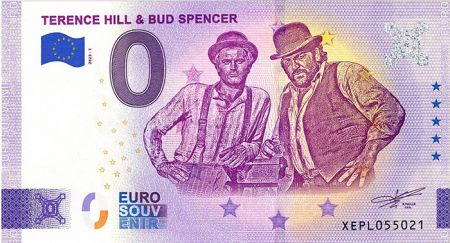 Italie Billet Italie 0 Euro Souvenir 2023 - Terence Hill & Bud Spencer