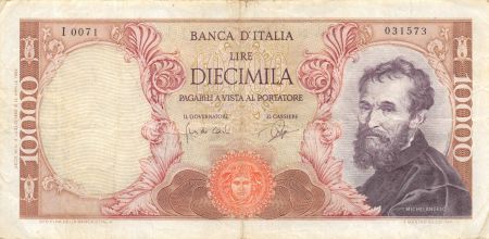Italie ITALIE - 10000 LIRE 03-07-1962 - MICHEL-ANGE