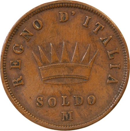 Italie ITALIE  NAPOLEON 1er - SOLDO 1813 M MILAN