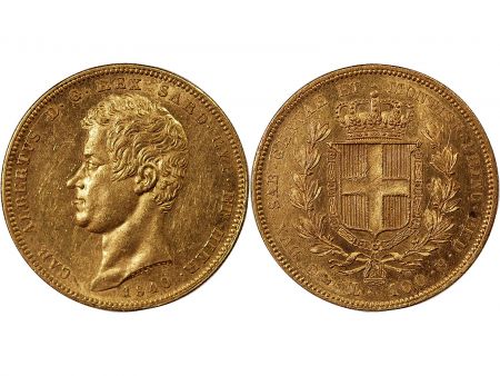 Italie ITALIE  SARDAIGNE  CHARLES ALBERT - 100 LIRE OR 1840 GËNES