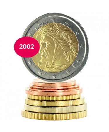 Italie Série 8 monnaies - 1 c à 2 Euros - 2008