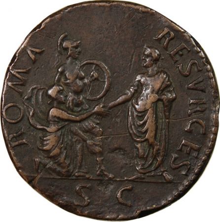 Italie Vespasien - Padouan Sesterce Bronze