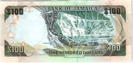Jamaïque 100 Dollars Sir Donald Sangster - Cascade 2009