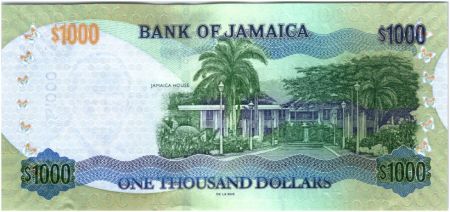 Jamaïque 1000 Dollars Michael Manley - Maison de la Jamaîque 2014
