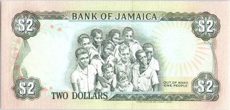 Jamaïque 2 Dollars Paul Bogle - Etudiants - 1992
