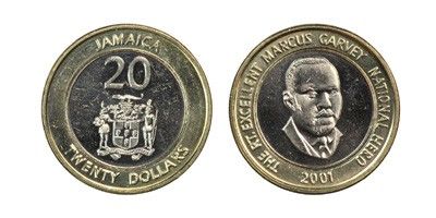Jamaïque 20 Dollar