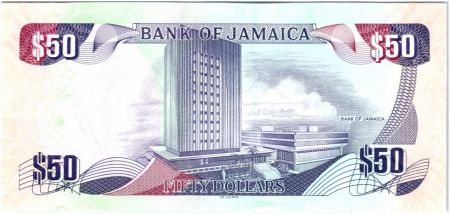 Jamaïque 50 Dollars Samuel Sharpe - 50 ans de la Banque de Jamaique - 2010