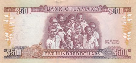 Jamaïque 500 Dollars 50 e Anniversaire de l\'indépendance - 2012