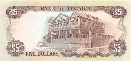 Jamaïque JAMAIQUE  NORMAN MANLEY - 5 DOLLARS 1992 - NEUF