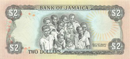 Jamaïque JAMAIQUE  PAUL BOGLE - 2 DOLLARS 1990 - SPL