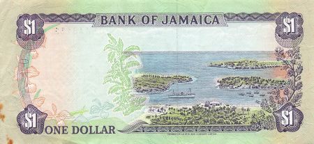 Jamaïque JAMAIQUE  SIR ALEXANDER BUSTAMANTE - 1 DOLLAR 1989 - TTB