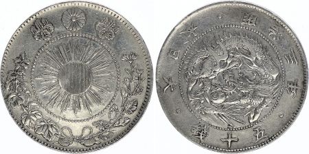Japon 50 Sen Dragon - 1870 Meiji 3