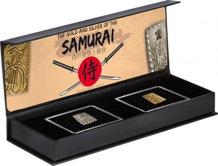 Japon L\'Or et l\'argent des Samouraïs - 2 pièces Or et Argent