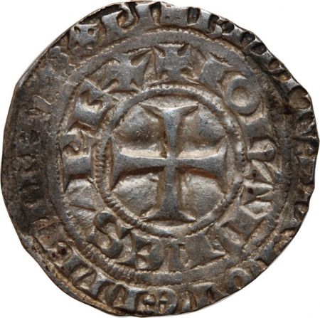 JEAN II LE BON - GROS AU TOURNOIS DU LANGUEDOC 1350 / 1364