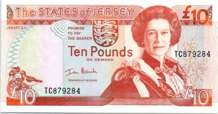 Jersey 10 Pounds Elisabeth II - Bataille de Jersey - 2000