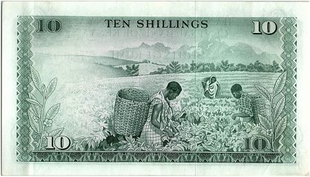 Kenya 10 Shillings - Mzee Jomo Kenyatta - 1973
