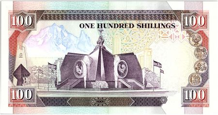 Kenya 100 Shillings  - Daniel Toroitich Arap Moi -1990