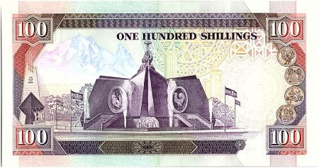 Kenya 100 Shillings  - Daniel Toroitich Arap Moi -1991
