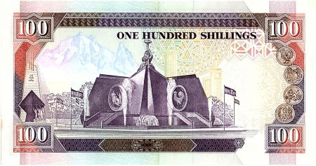 Kenya 100 Shillings  - Daniel Toroitich Arap Moi -1992
