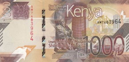 Kenya 1000 Shillings M. J. Kenyatta -  2019 - Neuf