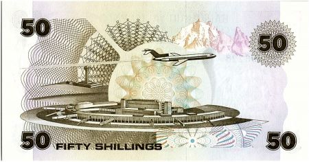Kenya 50 Shillings  - Daniel Toroitich Arap Moi -1988