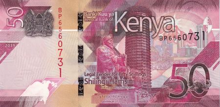 Kenya 50 Shillings - M. J. Kenyatta - Industrie - 2019 - Série BP - P.52