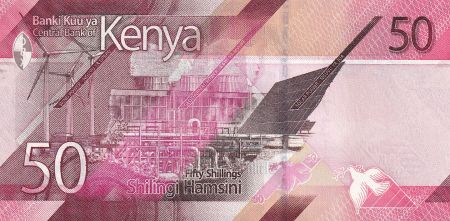 Kenya 50 Shillings - M. J. Kenyatta - Industrie - 2019 - Série BP - P.52