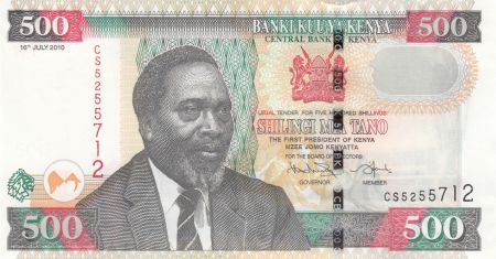 Kenya 500 Shillings M. J. Kenyatta - Assemblée nationale - 2010