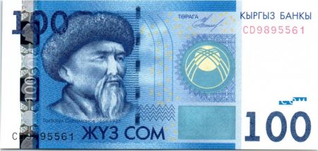 Kirghizstan 100 Som Toktogul - Montagne Teniyri - 2009