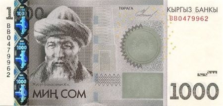 Kirghizstan 1000 Som 2010 - Jusul Balasagbin