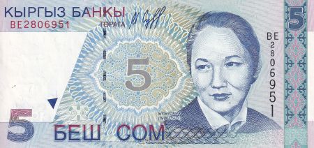 Kirghizstan 5 Som - B. Beishenalieya - Opéra - 1997 - NEUF - P.13