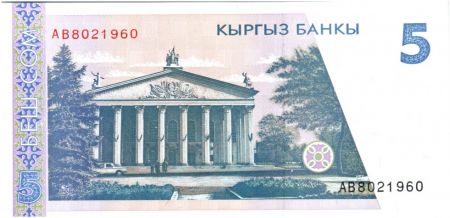Kirghizstan 5 Som B. Beishenalieya - Opéra 1994
